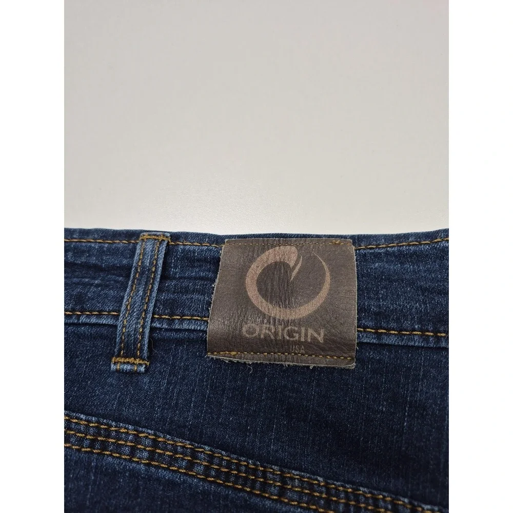 Origin Delta 68 Legit Fit Jeans Mens 40x36 Blue Straight Stretch Denim Made USA